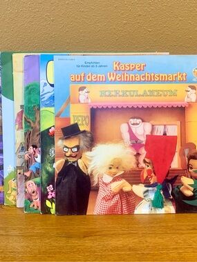 Vintage Children’s German Vinyl Records Kids Fairy Tales LP
